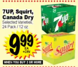 Superior Grocers 7UP, Squirt, Canada Dry offer