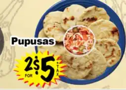 Superior Grocers Pupusas offer