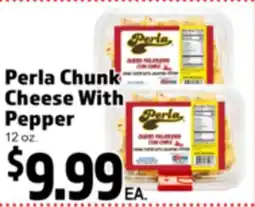 Superior Grocers Perla Chunk Cheese With Pepper offer