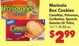 Vallarta Supermarkets Marinela Box Cookies offer