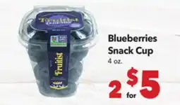 Vallarta Supermarkets Blueberries Snack Cup offer