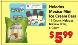 Vallarta Supermarkets Helados Mexico Mini Ice Cream Bars offer