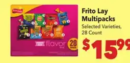 Vallarta Supermarkets Frito Lay Multipacks offer