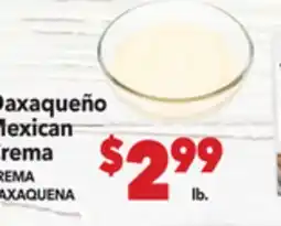 Vallarta Supermarkets Oaxaqueño Mexican Crema/CREMA OAXAQUENA offer