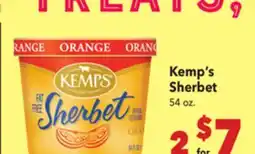 Vallarta Supermarkets Kemp's Sherbet offer
