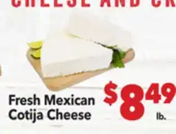 Vallarta Supermarkets Fresh Mexican Cotija Cheese offer