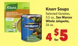 Vallarta Supermarkets Knorr Soups offer