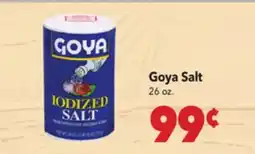 Vallarta Supermarkets Goya Salt offer