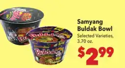 Vallarta Supermarkets Samyang Buldak Bowl offer