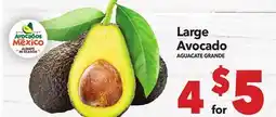 Vallarta Supermarkets Large Avocado/AGUACATE GRANDE offer