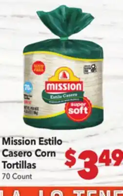 Vallarta Supermarkets Mission Estilo Casero Corn Tortillas offer