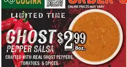 Vallarta Supermarkets GHOST PEPPER SALSA offer