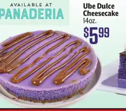 Vallarta Supermarkets Ube Dulce Cheesecake offer