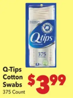 Vallarta Supermarkets Q-Tips Cotton Swabs offer