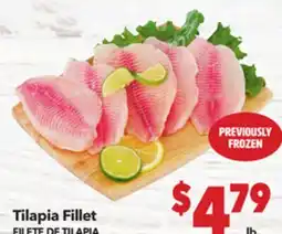 Vallarta Supermarkets Tilapia Fillet | FILETE DE TILAPIA offer