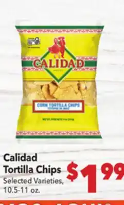 Vallarta Supermarkets Calidad Tortilla Chips offer