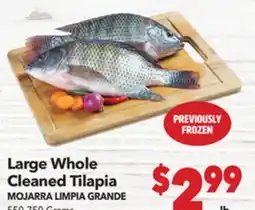 Vallarta Supermarkets Large Whole Cleaned Tilapia offer