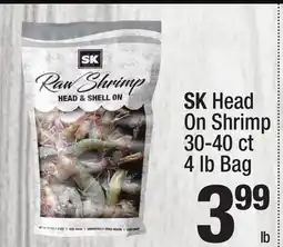 Super King Markets SK Head On Shrimp offer