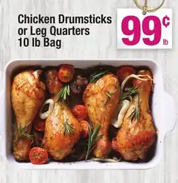 Super King Markets Chicken Drumsticks or Leg Quarters offer