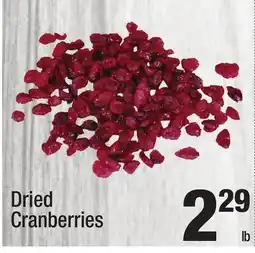 Super King Markets Dried Cranberries offer