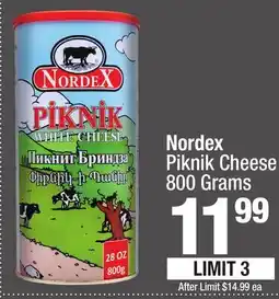 Super King Markets Nordex Piknik Cheese offer