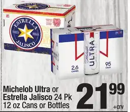Super King Markets Michelob Ultra or Estrella Jalisco offer