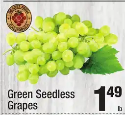 Super King Markets Green Seedless Grapes offer