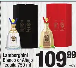 Super King Markets Lamborghini Blanco or Añejo Tequila offer