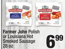 Super King Markets Farmer John Polish or Louisiana Hot Smoked Sausage offer