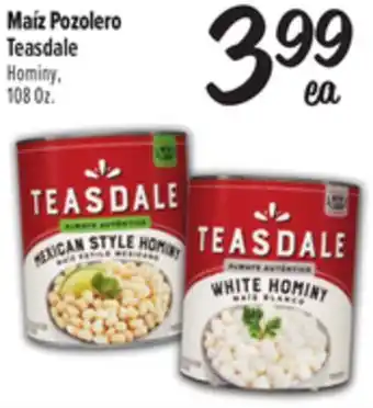 El Super Teasdale Hominy offer