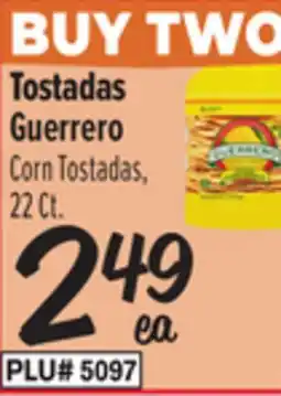 El Super Guerrero Corn Tostadas offer
