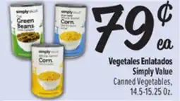 El Super Simply Value Canned Vegetables offer