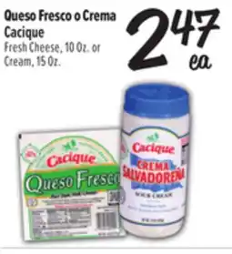 El Super Fresh Cheese, 10Oz. or Cream, 15Oz offer