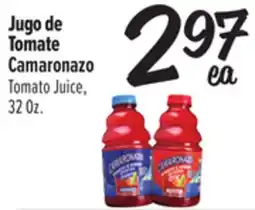 El Super Camaronazo Tomato Juice offer