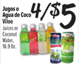 El Super Juices or Coconut Water offer