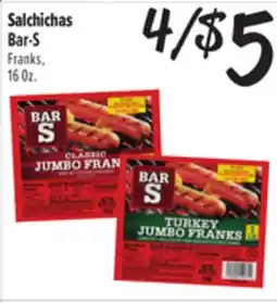 El Super Bar-S Franks offer
