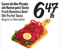 El Super Fresh Boneless Beef Stir Fry for Tacos offer