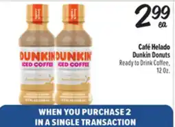 El Super Dunkin Donuts Ready to Drink Coffee offer