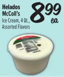 El Super McColl's Ice Cream offer