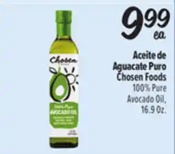 El Super Chosen Foods 100% Pure Avocado Oil offer