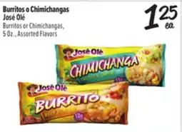 El Super Burritos or Chimichangas offer