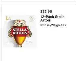 Walgreens 12-Pack Stella Artois offer