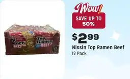 Grocery Outlet Top Ramen Beef offer