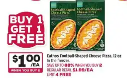 Grocery Outlet Eathos Football-Shaped Cheese Pizza offer