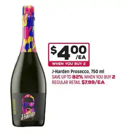 Grocery Outlet J-Harden Prosecco offer