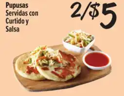 El Super Fresh Pupusas Servidas con Curtido y Salsa offer