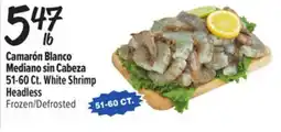 El Super Fresh 51-60 Ct. White Shrimp Headless offer