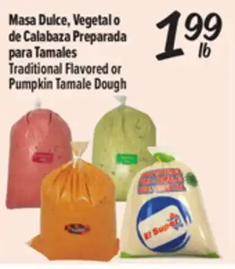 El Super Fresh Traditional Flavored or Pumpkin Tamale Dough offer