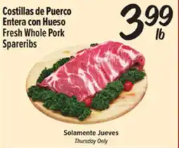 El Super Fresh Fresh Whole Pork Spareribs offer
