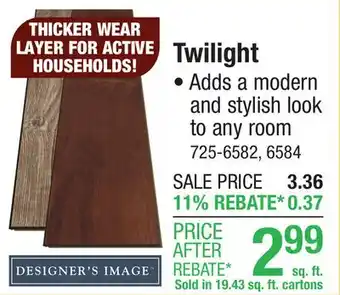 Menards Twilight offer